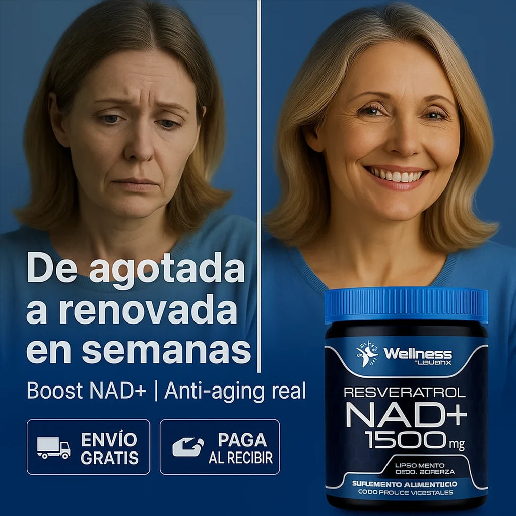 NAD+ Vitality™ – El secreto de la longevidad que tu cuerpo lleva años pidiendo.