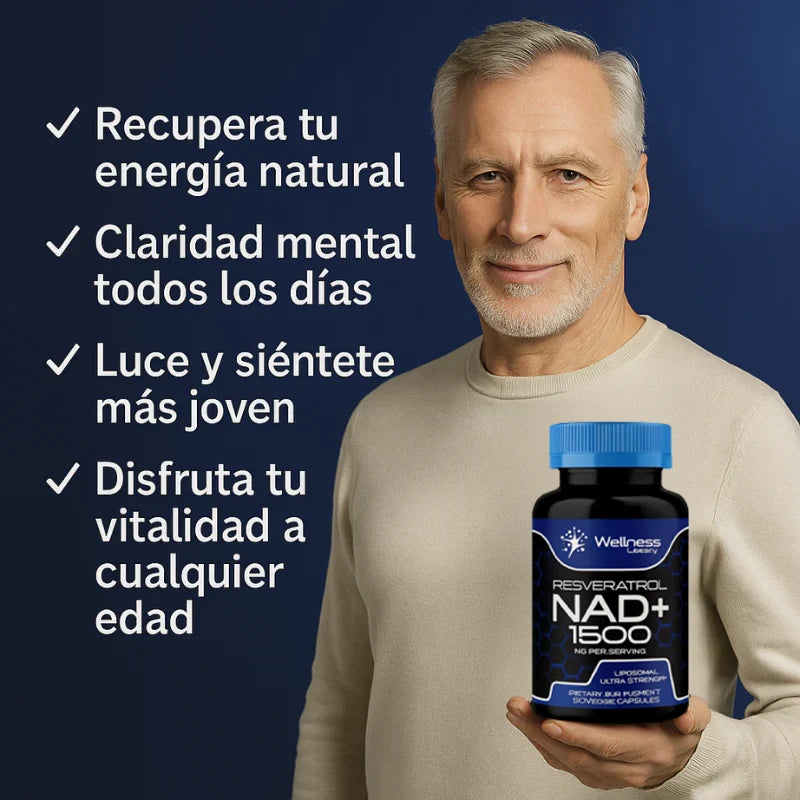 NAD+ Vitality™ – El secreto de la longevidad que tu cuerpo lleva años pidiendo.
