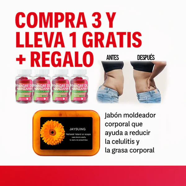 3 GUMMIES + 2 GRATIS + REGALO